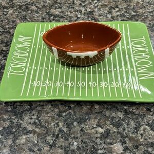 Rae Dunn football platter